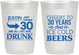 Personalized Birthday 10 oz Frosted Cups - Cheers To 30 Years | 20219