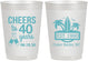 Personalized Birthday 10 oz Frosted Cups - 40th Beach | 20226