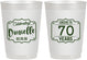 Personalized Birthday 10 oz Frosted Cups - Cheers To 70 Years | 20227