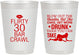 Personalized Birthday 10 oz Frosted Cups - 30th Bar Crawl | 20233