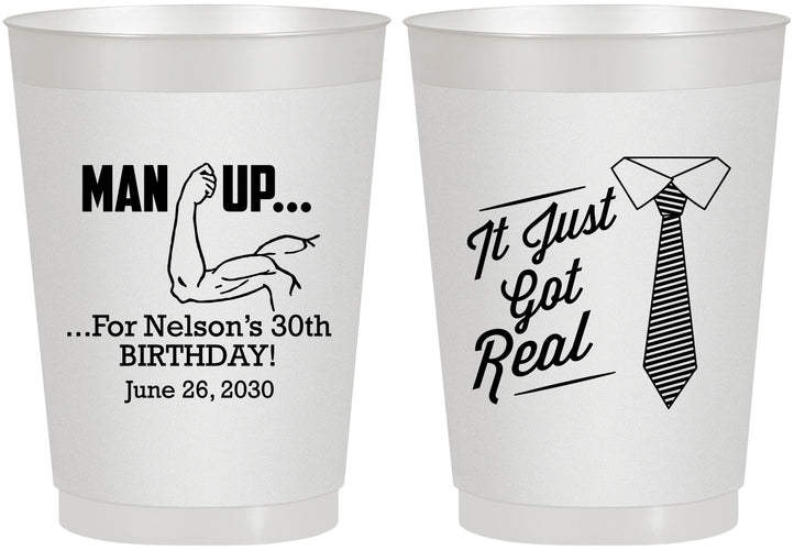 Personalized Birthday 10 oz Frosted Cups - 30th | 20234