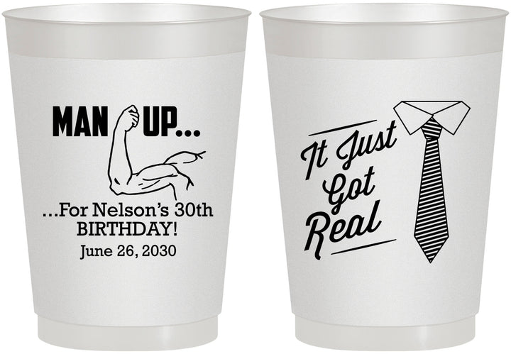 Personalized Birthday 10 oz Frosted Cups - 30th | 20234