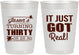 Personalized Birthday 10 oz Frosted Cups - 30th | 20235