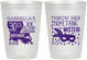 Personalized Birthday 10 oz Frosted Cups - 30th Mardi Gras | 20246
