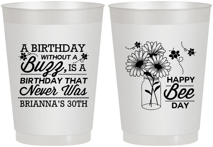 Personalized Birthday 10 oz Frosted Cups - 30th | 20255