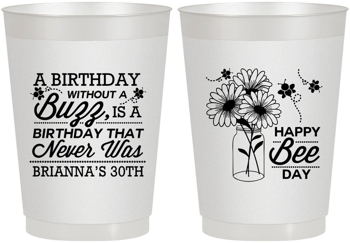 Personalized Birthday 10 oz Frosted Cups - 30th | 20255