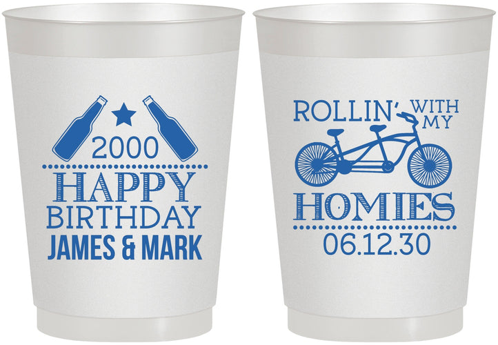 Personalized Birthday 10 oz Frosted Cups - 30th | 20259