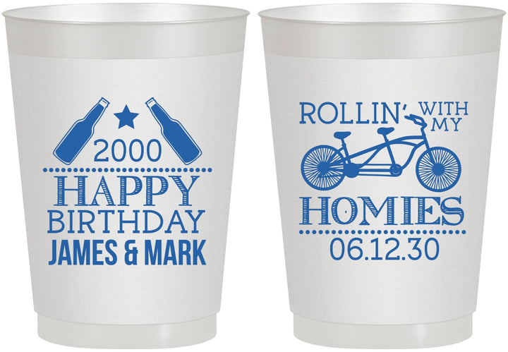 Personalized Birthday 10 oz Frosted Cups - 30th | 20259
