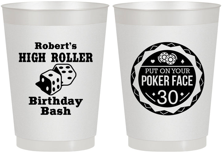 Personalized Birthday 10 oz Frosted Cups - 30th Las Vegas | 20262