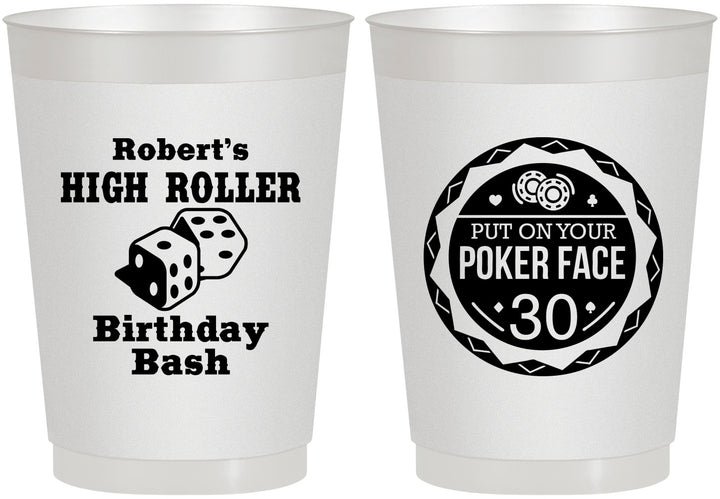 Personalized Birthday 10 oz Frosted Cups - 30th Las Vegas | 20262