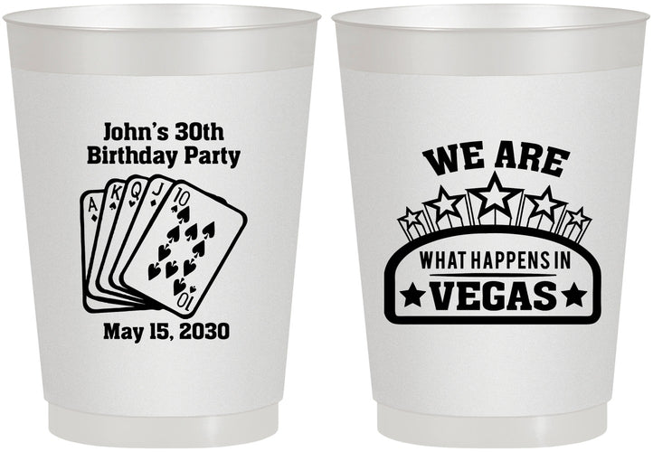 Personalized Birthday 10 oz Frosted Cups - 20th Las Vegas | 20263