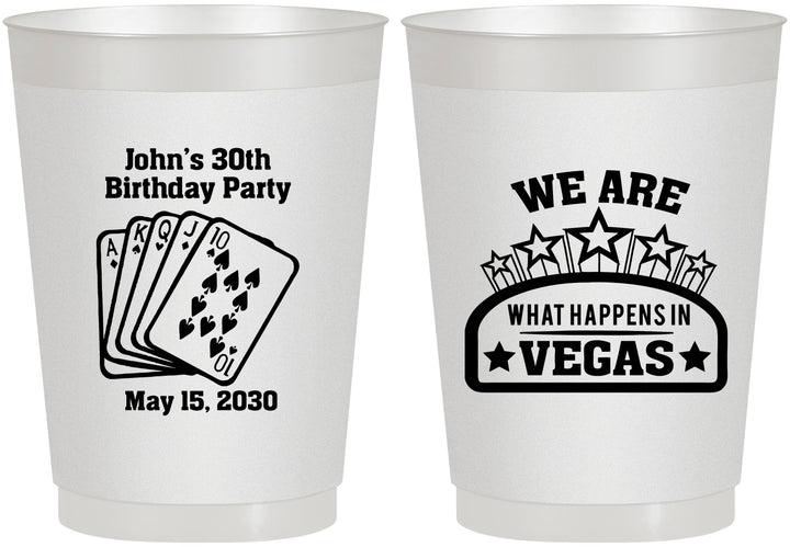 Personalized Birthday 10 oz Frosted Cups - 20th Las Vegas | 20263