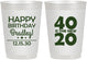 Personalized Birthday 10 oz Frosted Cups - 40 Is The New 20 | 20269