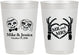 Personalized Wedding 10 oz Frosted Cups - Mr And Mrs Halloween | 206