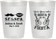 Personalized Wedding 10 oz Frosted Cups - Siesta Fiesta Sr Sra | 208
