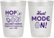 Personalized Easter 10 oz Frosted Cups - Hunt Mode On Bunny | 210000