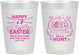 Personalized Easter 10 oz Frosted Cups - Born To Hunt Bunny | 210007