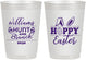 Personalized Easter 10 oz Frosted Cups - Hoppy Bunny Eggs | 210012