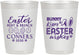 Personalized Easter 10 oz Frosted Cups - Bunny Kisses Eggs | 210014