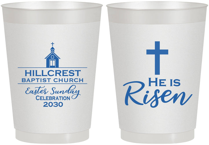 Personalized Easter 10 oz Frosted Cups - Easter Sunday | 210021