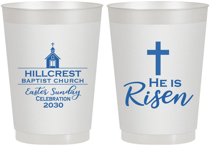 Personalized Easter 10 oz Frosted Cups - Easter Sunday | 210021