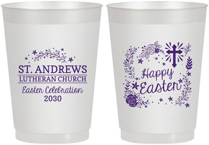 Personalized Easter 10 oz Frosted Cups - Easter Sunday | 210028