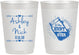 Personalized Wedding 10 oz Frosted Cups - The Hunt Is Over Mason Jar | 218