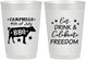Personalized 4th Of July 10 oz Frosted Cups - Eat Drink Freedom | 220000