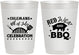 Personalized 4th Of July 10 oz Frosted Cups - Red White Bbq | 220008