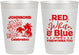 Personalized 4th Of July 10 oz Frosted Cups - Beach Fireworks | 220022