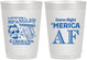 Personalized 4th Of July 10 oz Frosted Cups - Merica Af | 220031