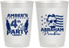 Personalized 4th Of July 10 oz Frosted Cups - Abraham Drinkin | 220037