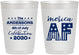 Personalized 4th Of July 10 oz Frosted Cups - Merica Af | 220041
