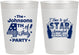 Personalized 4th Of July 10 oz Frosted Cups - Star Spangled Hammered | 220049