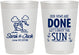 Personalized Wedding 10 oz Frosted Cups - Vows Are Done Cruise | 229