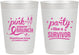 Personalized Awareness 10 oz Frosted Cups - Party Like A Survivor | 230005