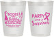Personalized Awareness 10 oz Frosted Cups - Party Like A Survivor | 230006