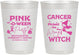 Personalized Awareness 10 oz Frosted Cups - Wrong Witch | 230010