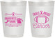 Personalized Awareness 10 oz Frosted Cups - Football Tackle | 230019