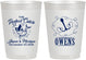 Personalized Wedding 10 oz Frosted Cups - The Perfect Catch | 232