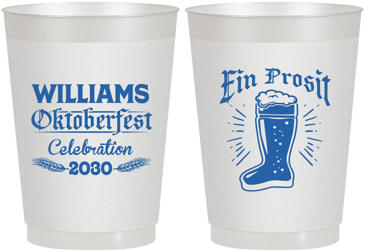 Personalized Oktoberfest 10 oz Frosted Cups - Ein Prosit | 240003