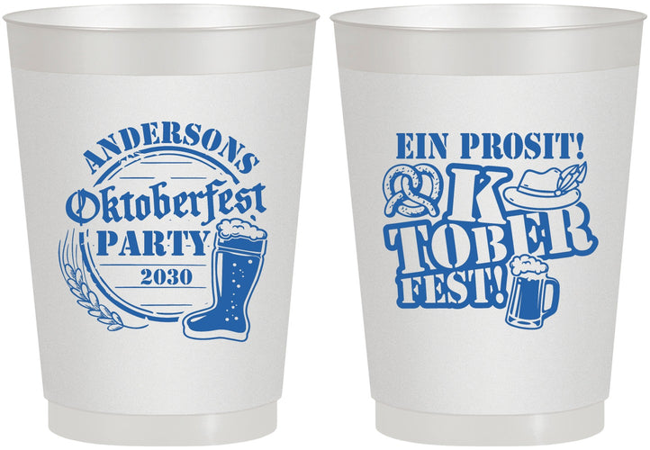 Personalized Oktoberfest 10 oz Frosted Cups - Ein Prosit | 240005