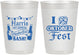 Personalized Oktoberfest 10 oz Frosted Cups - Pretzel | 240009