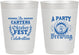 Personalized Oktoberfest 10 oz Frosted Cups - Beer Keg | 240017