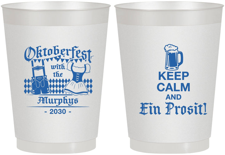 Personalized Oktoberfest 10 oz Frosted Cups - Ein Prosit | 240019