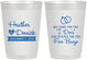 Personalized Wedding 10 oz Frosted Cups - I Do Free Booze | 243