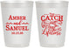 Personalized Wedding 10 oz Frosted Cups - Catch Of A Lifetime Lobster | 245