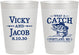 Personalized Wedding 10 oz Frosted Cups - What A Catch Fish | 247