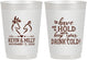 Personalized Wedding 10 oz Frosted Cups - To Have And To Hold | 250