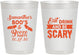 Personalized Halloween 10 oz Frosted Cups - Boo Booze Scary | 250000